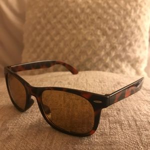 Brown and black stylish glasses